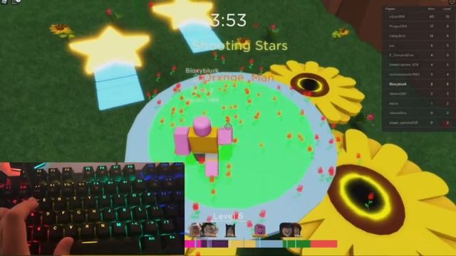 ROBLOX Rose Garden Obby HANDCAM but it's KEYBOARD ASMR! *Very Clicky* #9 смотреть онлайн