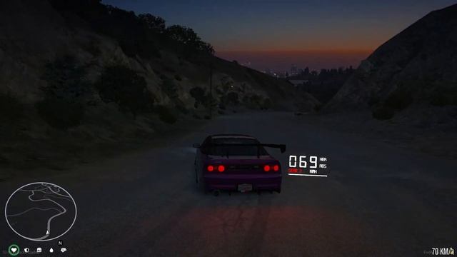 FiveM Hologram Speedometer Test- 180sx downhill смотреть онлайн