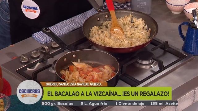 Receta: Bacalao a la vizcaina | Cocineros Mexicanos смотреть онлайн