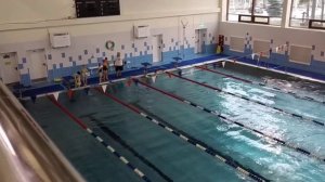 Открытое занятие в бассейне "Веселые старты" . 27.11.2018г