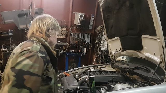замена мотора BMW M57 часть 2. смотреть онлайн