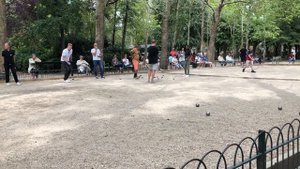Pétanque at Luxembourg park Paris