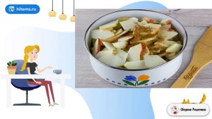 Яблочный пирог мало теста много яблок