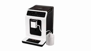 Кофемашина Krups EA891110 цвет чёрный/белый производство Франции гарантия 24 месяца мощность 1450 В