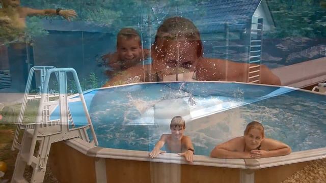 2014.08.12 - DACHA - New Swimming Pool ~ Новый бассейн на даче смотреть онлайн