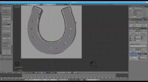 Моделируем подкову в Blender3D. Ускоренная запись