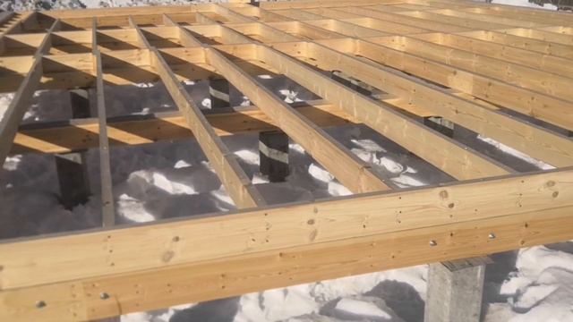 каркасный дом15.5х12м обвязка и лаги пола смотреть онлайн