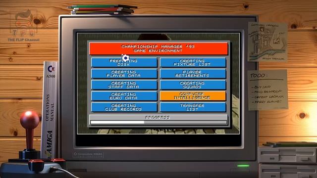 Championship Manager '93 - Commodore Amiga 500 Gameplay Demo смотреть онлайн