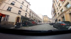 По Парижу на автомобиле. Улицы города. Прокатное авто. Автопутешествия. Отличные впечатления. 2020г
