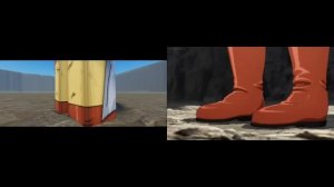 Saitama's death counter animated on roblox