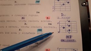 Видеоурок 16. Гитара. Юрий Визбор. "Ты у меня одна".