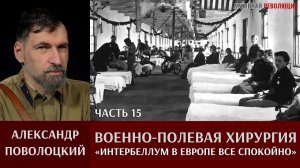 Александр Поволоцкий.Военно-полевая хирургия. Часть 15. Интербеллум. В Европе все спокойно