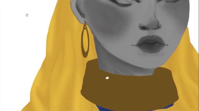 SpeedPaint (Adobe Photoshop) • @Melaninchild Portrait смотреть онлайн