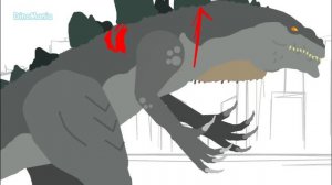 Godzilla 1998 ( Zilla Jr) vs MUTO | Godzilla Cartoons - DinoMania