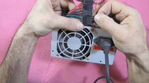 простейший запуск блока питания от старого системного блока компа