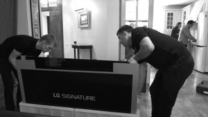 Установка LG OLED TV W