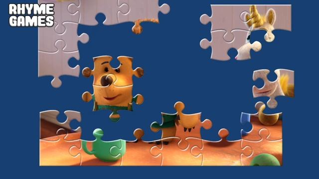 Disney Toy Story 4 Puzzle Mr Pricklepants and Buttercup Jigsaw Puzzles Rompecabezas смотреть онлайн