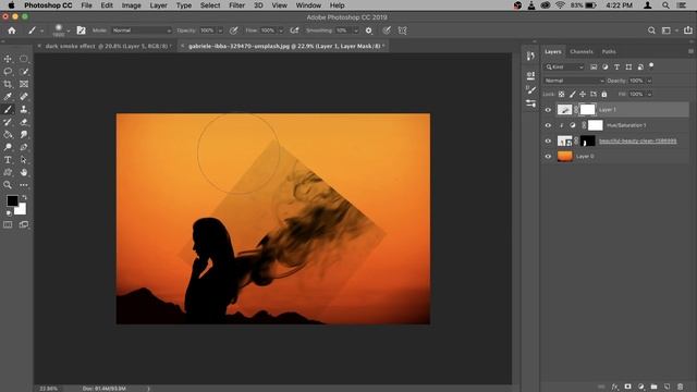 Dark Smoke Effect | Photoshop Tutorial | Photo Effects