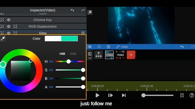 「Glow Effect Tutorial」Like @neptunedits @artix.0483 「Node Video」Android Tutorial