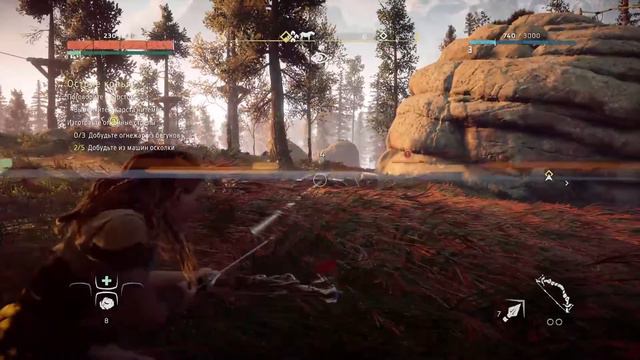 Horizon Zero Dawn. Прохождение #3 Элой и огненные стрелы. смотреть онлайн