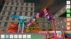 Funfair ride simulator 3