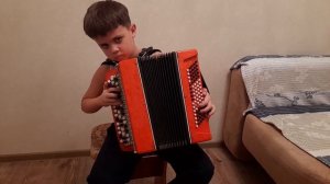 "Ой цветёт калина" на баяне.