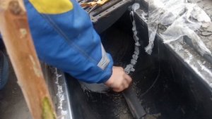 Установка Водоотводных лотков (Ливнёвок)