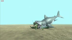 Мегалодон против Богомола _ Animal Revolt Battle Simulator (1)