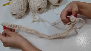 Вяжем теплую и уютную повязку на зиму. Повязка крючком своими руками