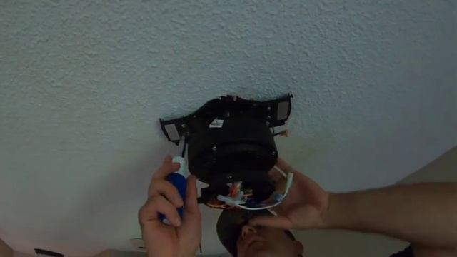 Harbor Breeze ceiling fan install from start to finish! Do it yourself and save! смотреть онлайн