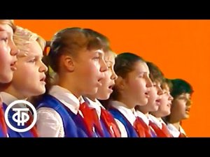 Большой детский хор ЦТ и ВР "Орлёнок" 1983 г.