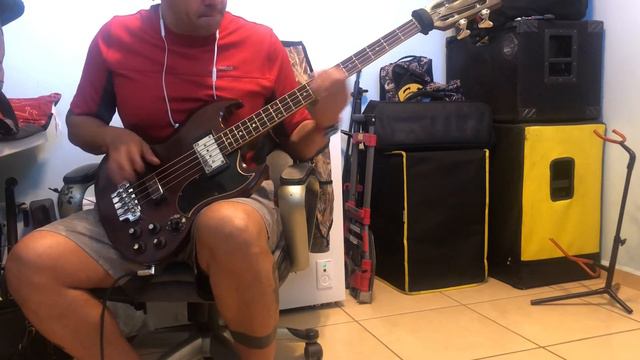 1969 Gibson EB-3 Slotted headstock смотреть онлайн