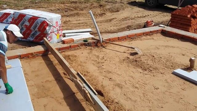 Фундамент свайно-ростверковый - дом из керамзитобетона (поселок Радужный) смотреть онлайн