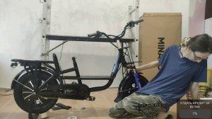 распаковка minako monster электровелосипед сборка