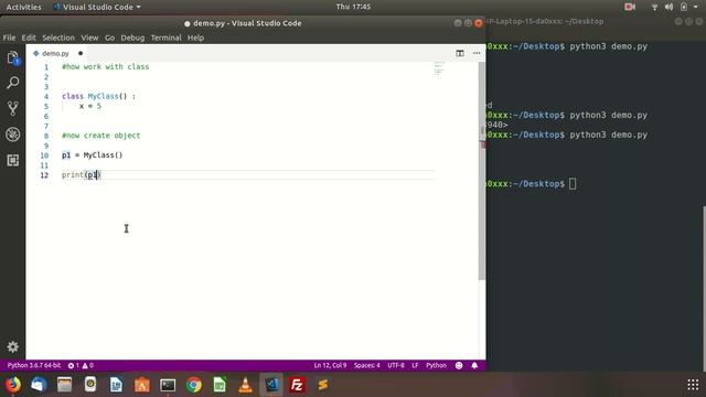 How to make class and object in Pytho3 смотреть онлайн