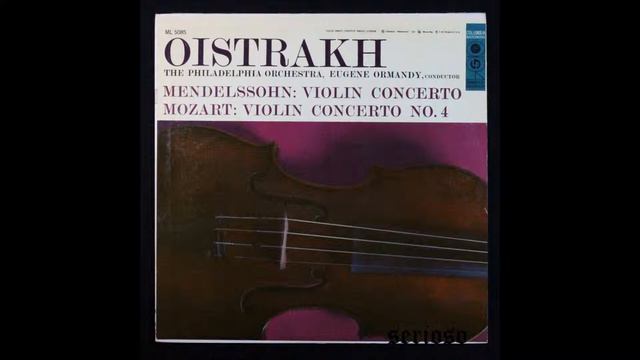 mendelssohn, Violin Concert, Op 64 Oistrakh смотреть онлайн