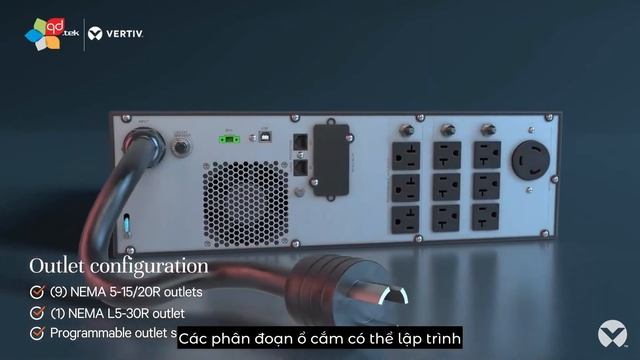 Giới thiệu Vertiv™ Liebert® PSI5 Lithium-Ion UPS 3kVA Short Depth Rack/Tower | QD.TEK смотреть онлайн