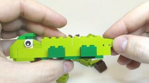 Как сделать ДИНОЗАВРА СТЕГОЗАВРА из ЛЕГО классик?! LEGO Classic 10715. Лего самоделки.