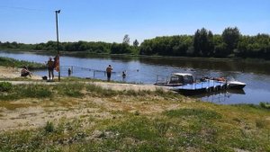 Don, le fleuve très connu à la culture russe, ville de Zadonsk, Russie