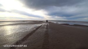 Вездеход чуть не утопили, вездеходы идут на Край Земли! Канин Нос ч5