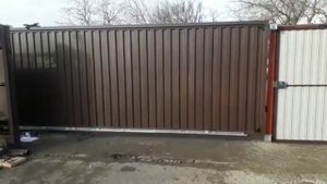Откатные ворота DoorHan Revolution с автоматикой NICE (umdom123.ru)