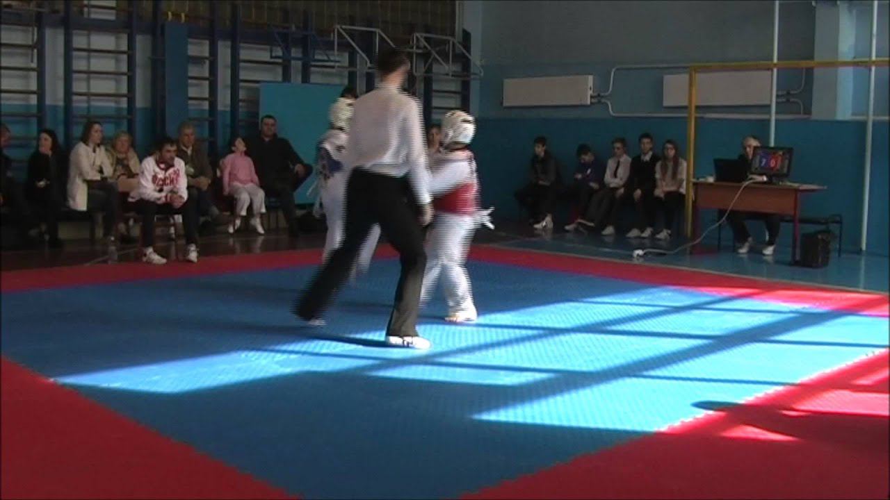 Taekwondo WTF. V Открытое Первенство района Кузьминки. 29.03.2015. Майоров-Крючков.