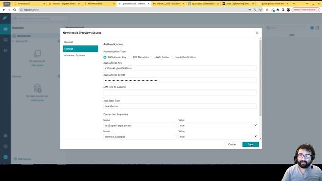 Hands-On Intro to Apache Iceberg - 5 - Connecting Nessie & Minio to Dremio to see Iceberg tables смотреть онлайн