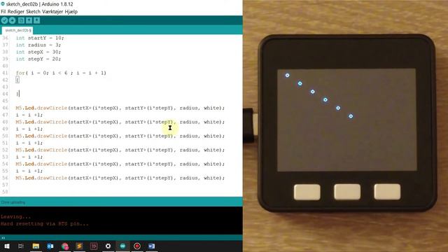 Grafik-programmering med M5Stack #5 - For-løkker смотреть онлайн