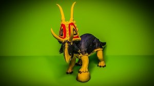 DIY: Диаблоцератопс из пластилина