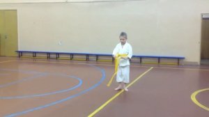 Ката на желтый пояс каратэ Никита маршалкин