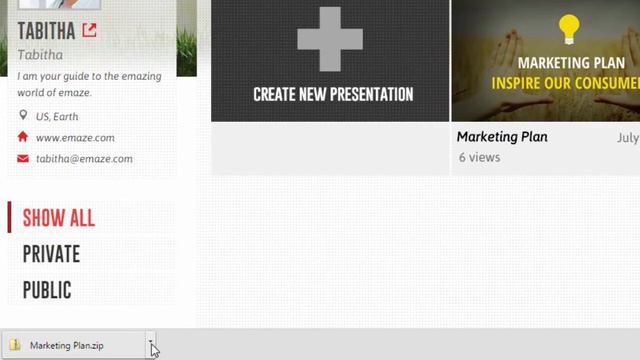 How to Download Emaze presentation ? смотреть онлайн