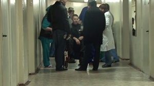 События в больнице МВС после штурма Банковой