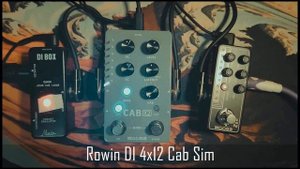 Do I need a cab sim? - Mooer Cab x2 Rowin DI Box Mooer Preamp 012 US Gold