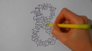 Как нарисовать ОТКРЫТКУ НА 8 МАРТА, Рисуем Просто/726/How to draw a DRAWING FOR MARCH 8